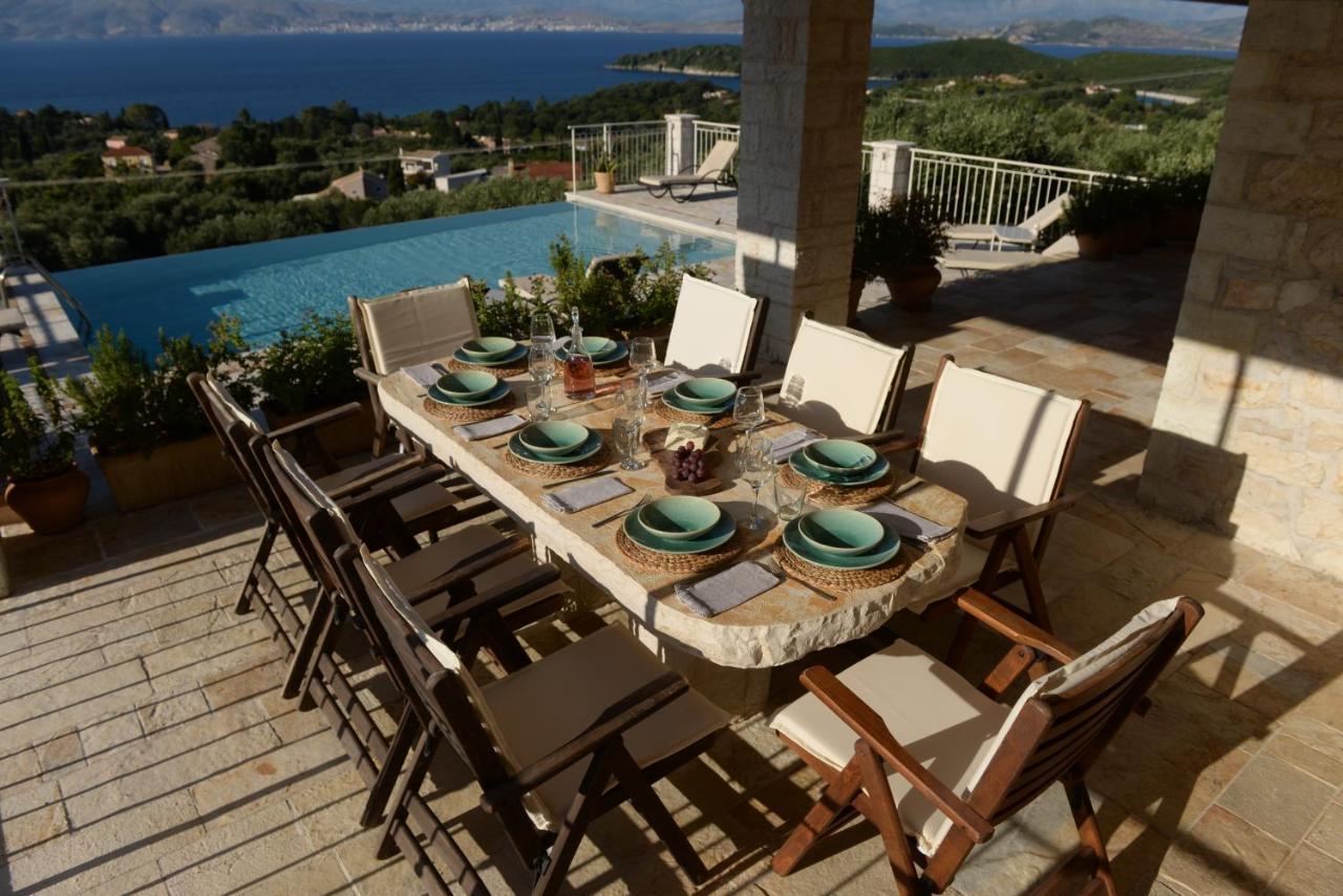 Villa Melanthi Kassiopi Corfu ภายนอก รูปภาพ